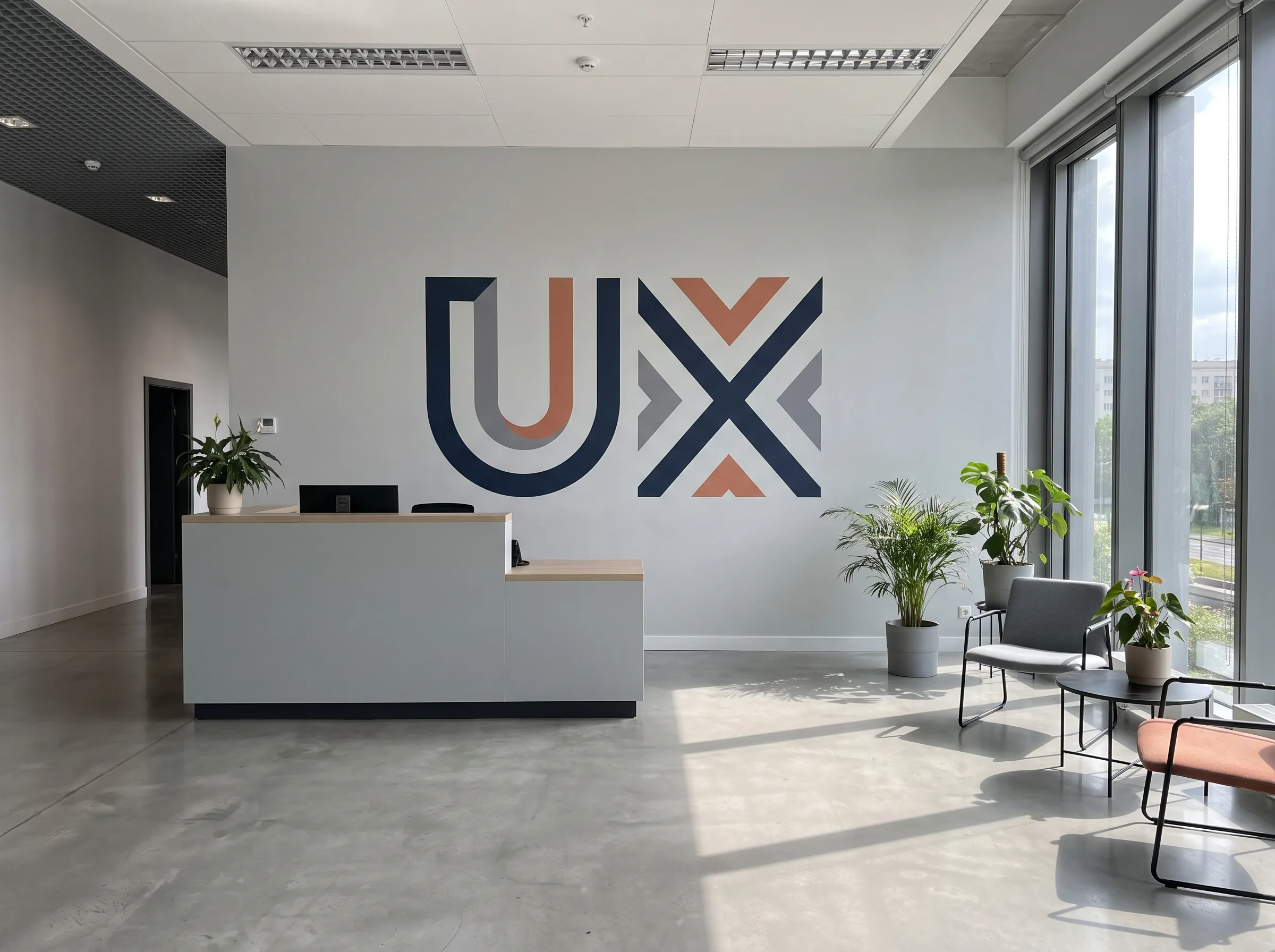 Realizacja druku ściennego przez zespół Unity