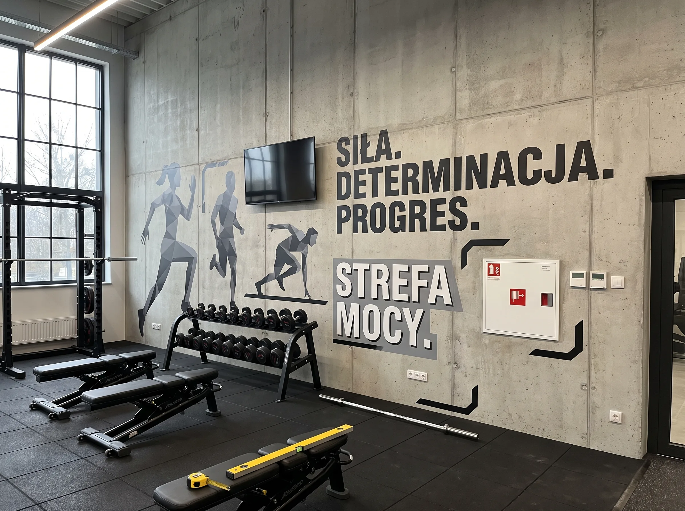 Grafika do klubu fitness